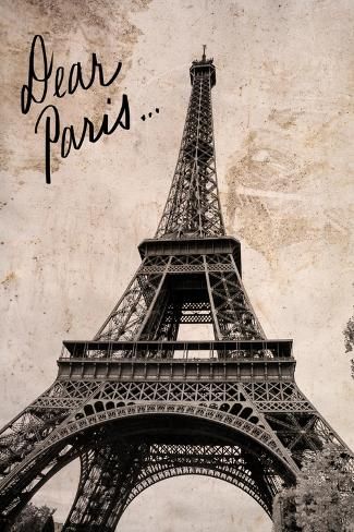 size: 18x12in Art Print: Dear Paris by Emily Navas : Paris Poster Vintage, Paris Art Print, Paris Canvas, Circle Canvas, Paris Poster, Paris Art, Abstract Canvas Painting, Fine Arts Posters, Abstract Canvas