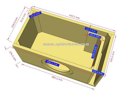 8 Inch Subwoofer Box, 10 Subwoofer Box, Subwoofer Diy, Diy Subwoofer Box, Diy Subwoofer, Audio Mobil, Box Speaker, Subwoofer Box Design, Speaker Projects