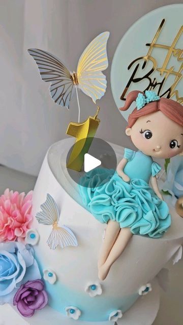 Ritu Kaur | Hyderabad Cake Artist & Instructor on Instagram: "Charming in Blue 💙
Customised this beautiful Cake in Vanilla Chocolate flavor 🎂 

🌟 Delivery in Hyderabad 
🌟Contact at +91-8886993011
🌟Pre-Order Customised Cake 

Butterflies flowers @thecakedecor_by_shikha

#ritubakehouse #ritucakestudio #designercakes #luxurycake  #ilovecakes #hyderabadcakeartist #hyderabadcakes #designercakeshyderabad #firstbirthdaycake #butterfly #bluecakes

[ designer cake idea, like, share, comment, viral reels, viral videos, cakes, designer cakes, baking, homebakery, homebakers, cakery, luxury cakes, flavours]" Flower And Butterfly Cake, Butterfly Cake Design, Designer Cake, Butterfly Cake Topper, Luxury Cake, Designer Cakes, Cake Artist, Butterflies Flowers, Blue Cakes