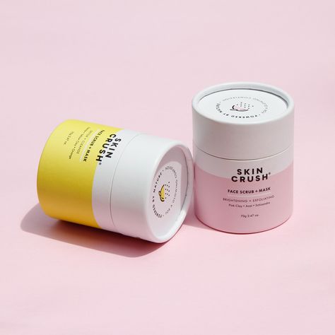 Skin Crush – Packaging Of The World Natural Cosmetics Packaging, Skincare Branding, Skincare Products Photography, Creative Package Design, Modern Packaging, Cosmetic Packaging Design, Skin Care Packaging, Skincare Packaging, Creative Package