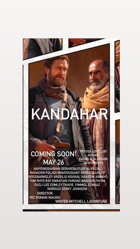 @fahaddays on instagram #navidnegahban #gerardbutler #iamelnaaz #bahador_foladi #travisfimmel #alifazal #movies #theatres #cinema #action #adventure #kandahar #kandaharmission #fahaddays #usa Kandahar Movie, Travis Fimmel, Gerard Butler, Action Adventure, On Instagram, Instagram