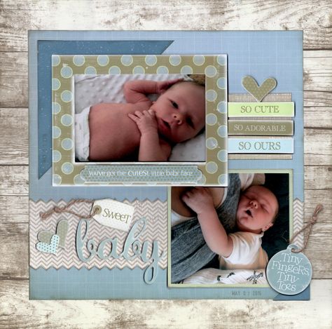 Scrapbook Baby Book Ideas, Baby Milestone Book, Baby Boy Scrapbook Layouts, Boy Scrapbook Layouts, Baby Scrapbook Album, Scrapbook Design Layout, Beautiful Scrapbook Layouts, Baby Scrapbook Pages