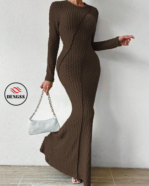 https://dengss.clothing/dengss-womens-long-sleeve-bodycon-dress/?feed_id=2295725&_unique_id=663abfddbff03&utm_source=Instagram&utm_medium=28dengss&utm_campaign=FS%20Posteronline%20clothing#DENGSS #fashion #style #love #instagood #like #beautiful #follow #clothing #model #beauty #happy #cute #shoes #shop #DENGSSFASHION #DENGSSSHOES #DENGSSKIDS Color: BlueStyle: CasualPattern Type: PlainDetails: Lettuce Trim, SplitNeckline: Round NeckSleeve Length: Long SleeveType: BodyconSleeve Type: Split... Textured Fabric Dress, Cogic Fashion, Long Sleeve Fitted Dress, Clothing Model, Texture Fabric, Bodycon Dress With Sleeves, Classy Dress Outfits, Model Beauty, Long Shirt Dress