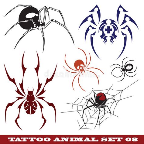 Spiders Tattoo, Spider Symbol, Spider Design, Tattoo Vector, Spider Tattoo, Star Tattoos, Photo Template, Spiders, Halloween Nails