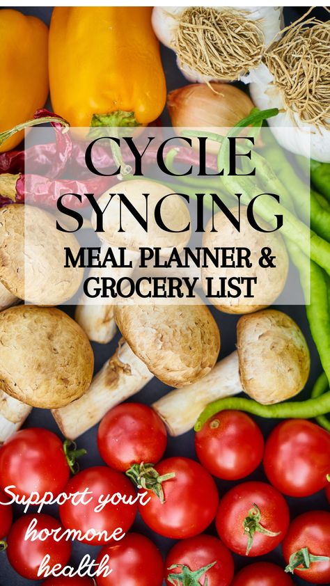 Try to support your hormonal cycle with whole food based nutrition, but not sure exactly where to start? Here is the meal planner for you! Through the last 3 years of research into how to nutritionally support not only my overall health, but also my hormonal health, I have developed these lists of foods, workouts and nutritional focuses to help support myself. Noticing that I wasn't the only woman working towards this same goal, I created an easy to use template to share with other. Hormone Supporting Meals, Hormone Support, Hormone Health, Food Lists, Grocery Lists, Meal Planner, Whole Food Recipes, Nutrition, Health