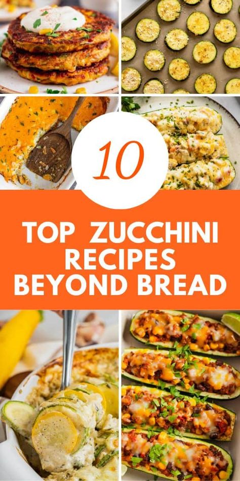 Check out the top 10 zucchini recipes that are tasty and easy to make! From yummy casseroles to fresh salads, find fun ways to enjoy this veggie in every meal. Dinner Idea With Zucchini, Tasty Veggie Recipes, Quick Zucchini Recipes, Things To Make With Zucchini, Dinner Recipes With Zucchini, Things To Do With Zucchini, Meals With Zucchini, Dinner With Zucchini, Zucchini Recipes Dinner