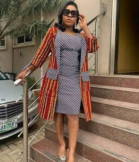 African Dresses For Women Ankara Style, Ankara Office Wear, African Dresses For Women Ankara, Stylish Naija, African Print Dress Ankara, Short African Dresses, Ankara Gown, Beautiful Days, African Wear Dresses