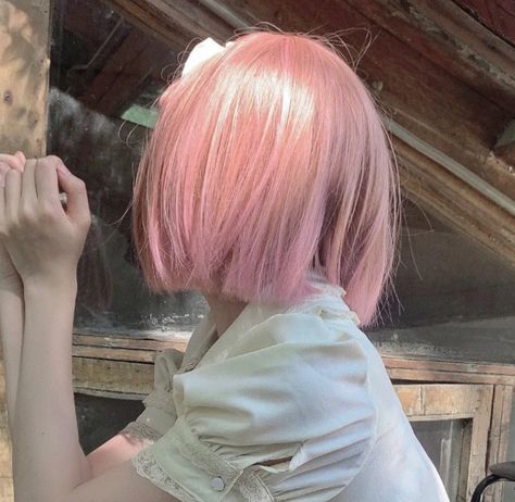 Permanent Straightening, Dyed Hair Inspiration, Pastel Hair, Dye My Hair, Frizzy Hair, Dream Hair, Pink Hair, Pink Girl, New Hair