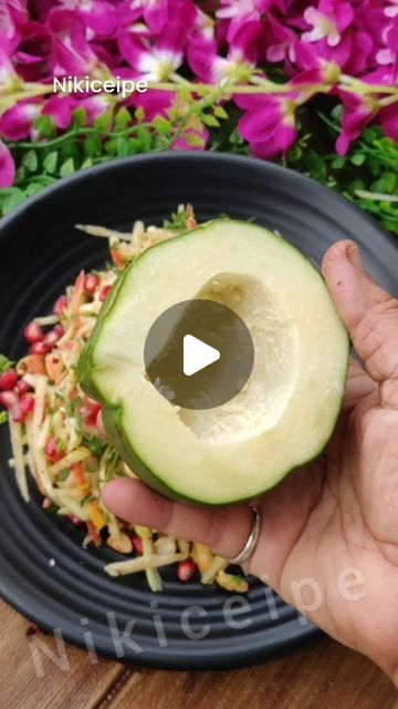 Niki Mithaiwala on Instagram: "Raw papaya contains fibre and  lots of vitamins. Today we will make Raw papaya salad (ingredients in the description box)

200gm Raw papaya, grated 
1/2 cup pomegranate 
1/2 cup coriander leaves 
1/2 cup carrot, grated 
1/4 cup peanuts
1/4 cup Raw Mango, grated 

1 tbsp olive oil 
1 tsp chilli flakes 
1 tsp oregano seasoning 
1 tsp black salt 
1 tsp honey 
1 tsp lemon juice" Raw Papaya Recipes, Raw Papaya Salad, Methi Recipes, Papaya Recipes, Indian Salads, Raw Mango, Papaya Salad, Black Salt, Vegetarian Snacks