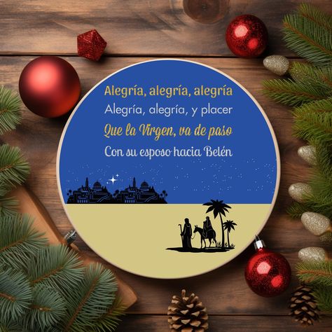 Puerto Rico Christmas Wooden Sign, 12" DTF Printed Door Decor, Puerto Rico Holiday Wall Art,Feliz Navidad Sign, Christmas Boricua Decoration by EnchantedIslandDZN on Etsy Puerto Rico Christmas, Journey To Bethlehem, Christmas Wooden Signs, Starlit Sky, The Holy Family, Holiday Wall Art, Outdoor Display, Holy Family, Christmas Song