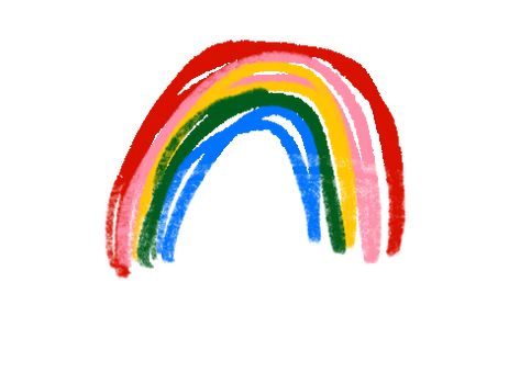 Fun Rainbow Sticker by irlrubyph for iOS & Android | GIPHY Transparent Background Gif, Rainbow Animation, Rainbow Gif, Rainbow Stickers, Over The Rainbow, Hand Illustration, A Rainbow, Crayon, Ios