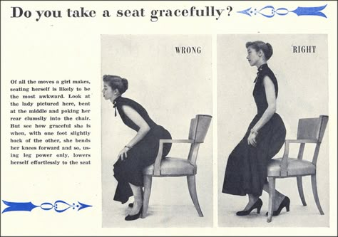 How To Sit Properly, Sack Of Potatoes, Ettiquette For A Lady, Lady Rules, Elegant Lifestyle, Dining Etiquette, Etiquette And Manners, Perfect Posture, Act Like A Lady