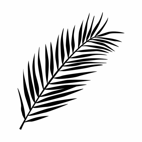 Palm Leaf SVG | Kakikoi Palm Leaf Outline, Palm Leaf Svg, Palm Leaf Tattoo Design, Palm Leaf Illustration, Palm Leaves Tattoo, Palm Leaf Vector, Palm Leaf Tattoo, Tiki Tattoo, Palm Tree Leaf