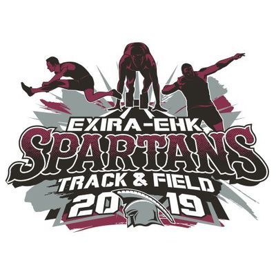 Track & Field Tee Shirt Design For Exira-Ehk. 3-colors. Track And Field Logo Design Shirts, Cross Country Shirts Designs, Track Shirts, Track Logo, Sports Brand Logos, Cross Country Shirts, Track Shirt, Sports Team Apparel, Booster Club