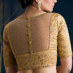 Net Saree Blouse Designs, Indian Blouse Designs, Netted Blouse Designs, Blouse Lehenga, Cotton Blouse Design, Sari Design, New Saree Blouse Designs, Latest Model Blouse Designs, Lehenga Blouse Designs