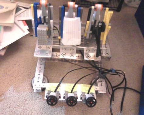 Picture of Self-Learning Rock - Paper - Scissors Robot from Lego Mindstorms NXT! Lego Mindstorms Nxt, Lego Mindstorms, Rock Paper Scissors, Lego Stuff, The Robot, Paper Scissors, To Play, Lego, Electronic Products