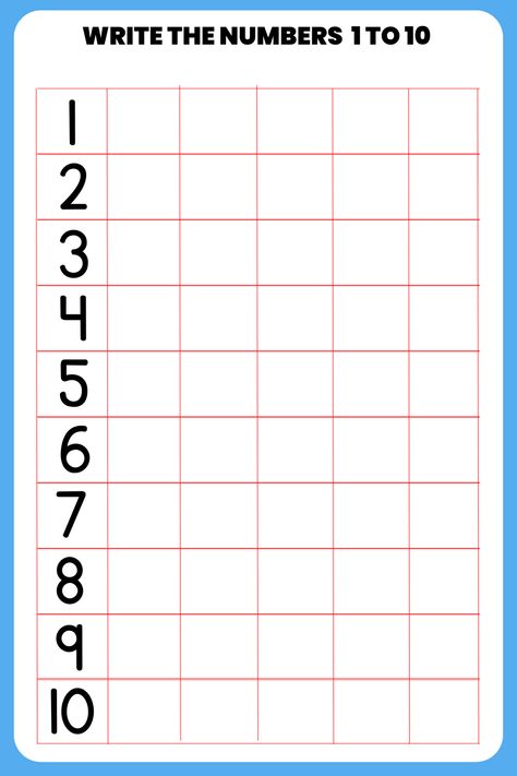 Numbers Worksheets For Kids 1-10 Number Sequence Activities, 1 To 100 Numbers Worksheet, Trace Numbers 1-10 Printable Worksheets, Write Numbers 1-10 Worksheets, Trace Numbers 1-10, Writing Numbers 1-10 Kindergarten, Numbers Worksheets For Kids, Tracing For Preschool, Number Writing Worksheets