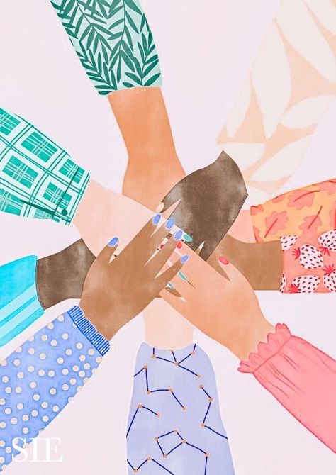 Diversity Wallpaper, Diversity Painting, Diversity Aesthetic, Restorative Circles, Diversity Art, Community Women, Girl Empowerment, Social Projects, Women In History