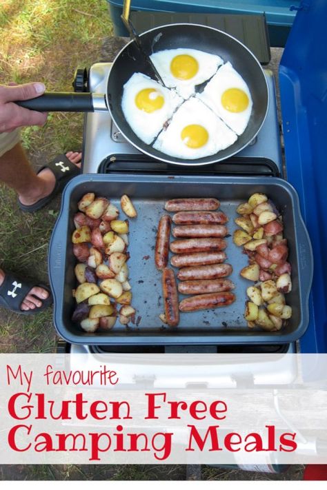 Gluten Free Camping Meals, Gluten Free Camping, Gluten Free Buttermilk Pancakes, Meals Gluten Free, Camping Foods, Camping Menu, Camping Snacks, Camping Breakfast, Easy Camping Meals