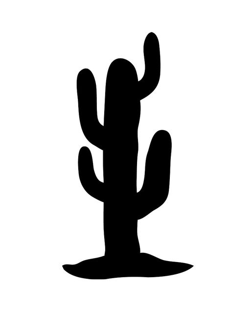 Cactus Stencil, Cactus Template, Stencil Print, Face Template, Stencil Printing, Bear Face, Template Printable, Free Printable, Free Printables