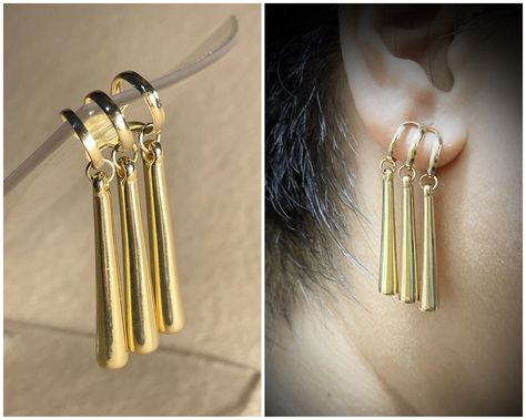 Zoro Earrings, Ear Cuffs, Cuff Earrings, Soapy Water, Cosplay Costume, Gold Finish, Cosplay Costumes, Jewelry Earrings Dangle, Really Cool Stuff