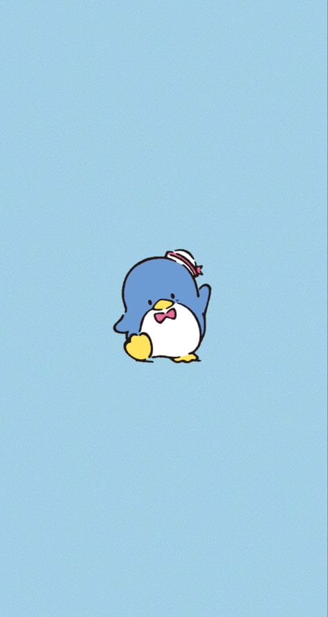 Blue Penguin Wallpaper, Tuxedo Sam Wallpaper, Cute Penguin Cartoon, Penguin Wallpaper, Minion Art, Penguin Cartoon, Kawaii Background, Cute Blue Wallpaper, Soft Wallpaper