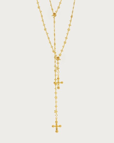 Gold cross necklace men