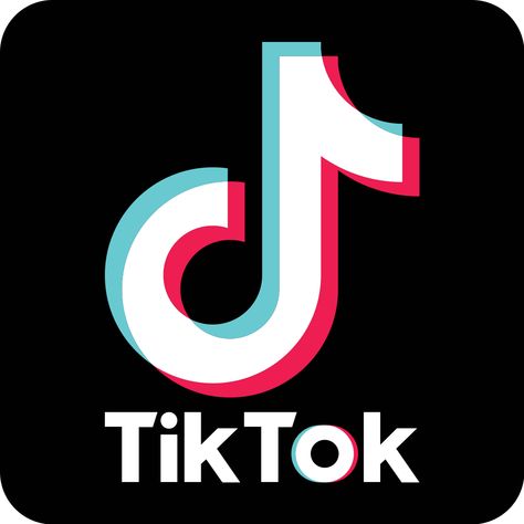 TikTok - Wikipedia Tiktok Logo, Black Background, Tik Tok, Black