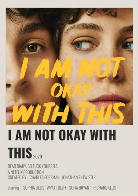 Sophia Lillis, I Am Okay, Movie Posters Minimalist, Not Okay, Fav Movies, Good Movies To Watch, Shows On Netflix, New Poster, Film Posters