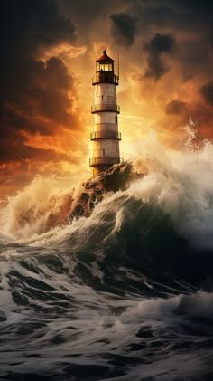 Lighthouse In Storm, Stormy Lighthouse, Lighthouse Storm, Famous Lighthouses, Lighthouses Photography, Lighthouse Tattoo, Sea Of Thieves, Lighthouse Painting, Lighthouse Pictures