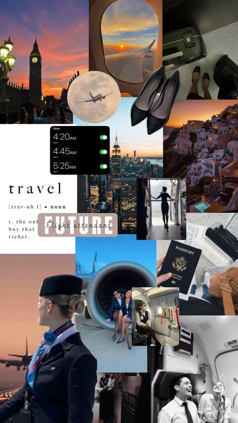 #flightattendant Flight Attendant Aesthetic Drawing, Become A Flight Attendant, Dream Collage, My Future Job, Blue Butterfly Wallpaper, Aviation World, Travel Picture Ideas, Flight Attendant Life, Dream Vision Board