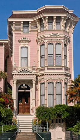 Inn San Francisco: San Francisco Bed and Breakfast Magical Photos, Antique Homes, Victorian Exterior, Building Facades, Cottage Room, Nice Houses, Victorian Beauty, San Francisco Houses, Villa Plan