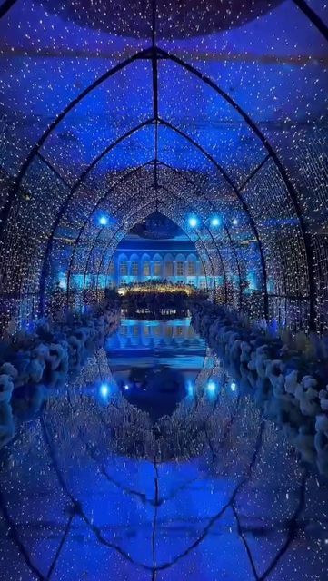 Wedding Cake Dark, Blue Wedding Receptions, Sweet 15 Party Ideas, Dream Wedding Reception, Wedding Entrance Decor, Dream Wedding Decorations, Luxury Wedding Decor, Wedding Planning Decor, Bridal Decorations