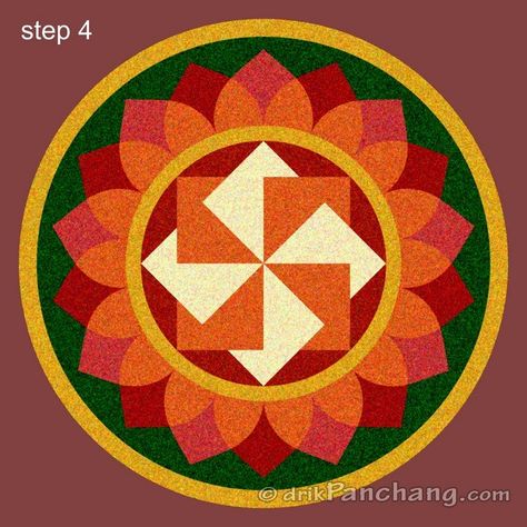 Onam Flowers, Flowers Rangoli Designs, Onam Pookalam Design, Onam Pookalam, Pookalam Design, Flowers Rangoli, Easy Rangoli Designs Videos, Very Easy Rangoli Designs, Rangoli Designs Simple Diwali