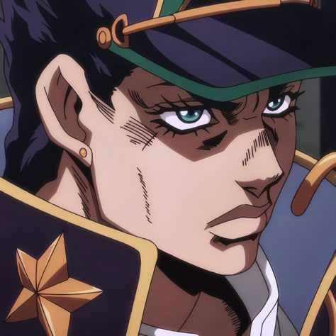 Stone Ocean Icons, Jojo Eyes, Jotaro Part 6, Jotaro Kujo Star Platinum, Jjba Jotaro, Jotaro Star Platinum, Ocean Icons, Jjba Aesthetic, Jojo's Bizarre Adventure Stone Ocean