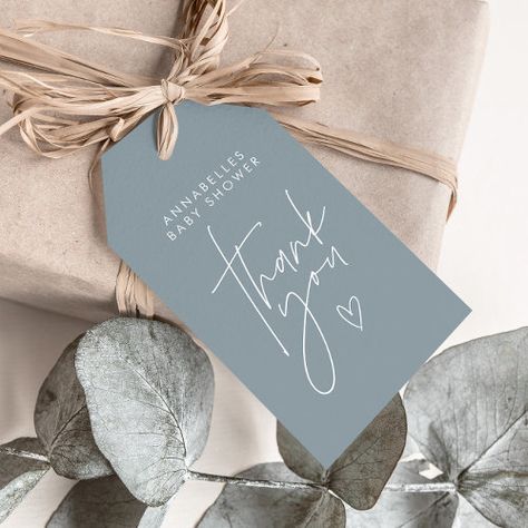 Baby shower script modern dusty blue elegant for $10.90 - Baby Shower Gift Sage Green Baby Shower, Baby Shower Garcon, Minimal Baby, Green Baby Shower, Sage Green Wedding, Diy Templates, Baby Shower Favor, Blue Baby Shower, Welcome To Our Wedding