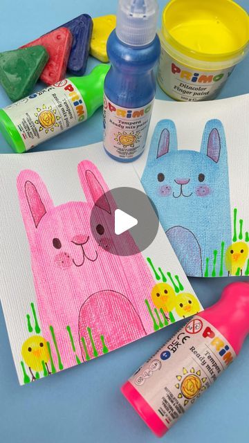 65K views · 2.5K likes | Timm Sevitz on Instagram: "Easy Springtime Bunny Squeegee Painting Kids Art Activity with @primocolor_usa Paints. Dive into the world of vibrant colors with this Spring inspired kids’ art activity! Unleash the creativity and inner artist in your little ones with this cute scrape painting featuring an adorable Spring bunny and cute baby chicks. This is a great Easter craft for beginners.  I used high-quality PRIMO tempera paint and finger paints. The Tempera paint comes in ergonomic bottles that are easy to grip, even for small children. Little artists can draw, write, or paint. They are ideal for squeegee painting! Check out my bio for more info on PRIMO!  Spring has sprung! So It’s time to celebrate the season of fresh beginnings and baby animals! Let your creativ Easy Easter Drawings For Kids, Finger Painting Ideas For Kids, Squeegee Painting, Craft For Beginners, Scrape Painting, Easter Drawings, Finger Paints, Painting Kids, Fresh Beginnings