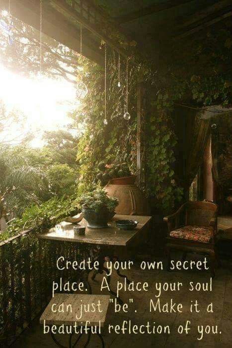 American Hippie on Facebook Secret Place, Real Estat, Hippie Life, Vibrational Energy, The Secret Garden, Meditation Space, Secret Places, Sacred Space, Your Soul