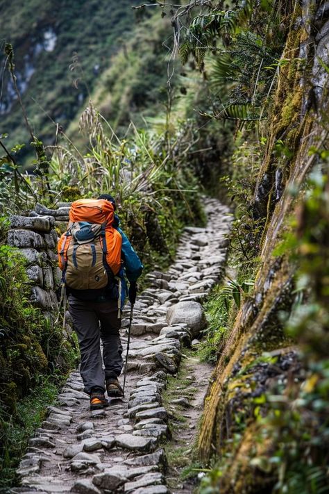 "Embark on the epic trek to Machu Picchu along the Inca Trail! 🏔️🚶‍♂️ Experience breathtaking views, ancient ruins, and the thrill of reaching the Lost City of the Incas. 🌄✨ #IncaTrail #MachuPicchu #TrekkingAdventure" Love Mountains, Inca Trail, Inca Trails, The Lost City, Lost City, Ancient Ruins, Machu Picchu, Breathtaking Views, Trekking