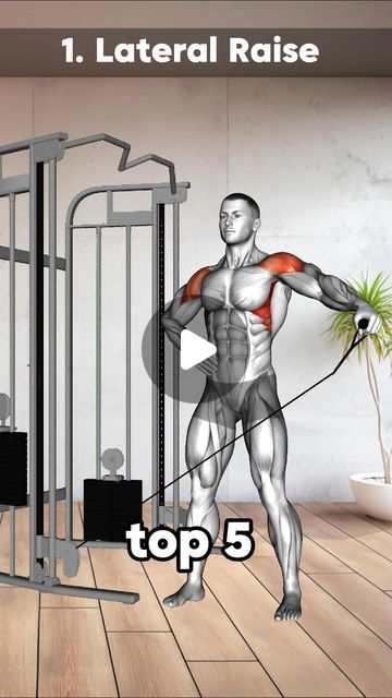 Lyfta Workout Tracker on Instagram: "Top 5 Shoulder Exercises using Cable 💪🔥" Cable Shoulder Workout, Cable Shoulder Exercises, Shoulder Workout With Cables, Shoulder Cable Exercises, Shoulder Cable Workout, Chest Shoulder Tricep Workout Cable, Shoulders Workout Cable Machine, Dryland Workout, Cable Workout