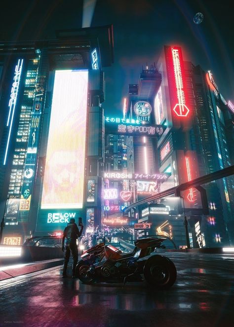 Cyberpunk Room, Neon Cyberpunk, Hawaii Wall Art, Sci Fi City, Video Game Genre, Cyberpunk Aesthetic, Cyberpunk City, Arte Cyberpunk, Camera Raw