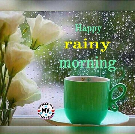 Rainy Morning Quotes, Rainy Day Images, Good Morning Rain, Rainy Good Morning, Good Morning Rainy Day, Rainy Day Quotes, Lovely Good Morning Images, Good Morning Greeting Cards, Good Morning Funny Pictures