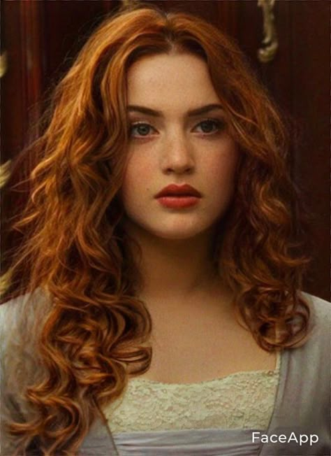 Rose Titanic Hair, Kate Winslet Hair, Rose Titanic, Titanic Kate Winslet, Titanic Rose, Redhead Makeup, Long Red Hair, Kate Winslet, Long Red