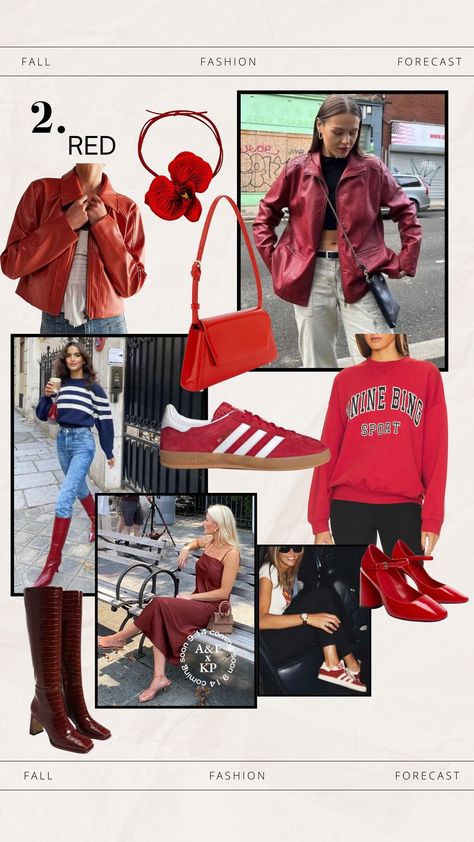 2024 Predictions Fashion, Outfits With A Pop Of Red, Fashion Trend Predictions 2024, 2024 Fashion Predictions, Pops Of Red Outfit, 2024 Trend Predictions, Pop Of Red Outfit, 2024 Fashion Trends Forecast, Trend Prediction