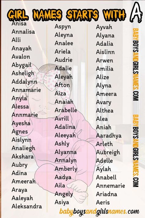 Girl names that start with a are just amazing, you know why because if you love A letter itself, what’s better to name your beautiful girl with A letter. So here are the most beautiful English names list of baby girl names starting with e. Names That Start With An E, Baby Names That Start With A, Unique Baby Girl Names Starting With A, Girl Names That Start With Letter C, Girl Names With E, English Girl, English Names, Names Starting With A, Baby Name Letters