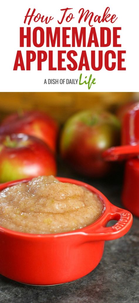 Homemade Applesauce Recipe Applesauce Recipes Easy, Applesauce Recipes Canning, Best Apples For Applesauce, Easy Apple Sauce, Apples For Applesauce, Homemade Applesauce Recipe, Homemade Apple Sauce, Homemade Applesauce Recipes, Canning Apples