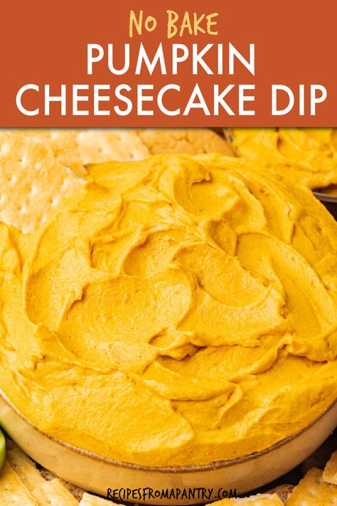 This Pumpkin Cheesecake dip is a classic fall dip for the holiday season. It requires only 5 ingredients like Cool Whip, comes together in just a few minutes, and tastes like pumpkin pie in dessert dip form. This cold dip makes a good holiday tradition - a great appetizer, party dip and even dessert for Thanksgiving parties, Friendsgiving, holiday parties and even birthday parties. Get the easy Pumpkin Dip recipe - No Cook dip - Fall Dessert Dip #dip #pumpkin #cheesecake #appetizer Cheesecake Appetizer, Easy Pumpkin Dip, Egg Recipes For Lunch, Pumpkin Dip Recipe, Fall Dip, Pumpkin Cheesecake Dip, Superbowl Recipes, Cold Dip, Weight Watchers Crock Pot Recipes