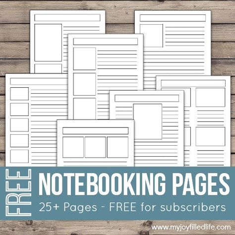 Over 25 FREE blank notebooking pages! Use for any topic or subject! Notebooking Pages, Ring Notebook, Notebook Sketches, Filing Papers, Free Notebook, Teacher Lessons, Homeschool Schedule, Homeschool Kindergarten, Homeschool Printables