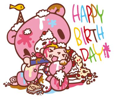 Gloomy Bear, Birthday Cake, Teddy Bear, Happy Birthday, Sports, Cake, Birthday, Kawaii