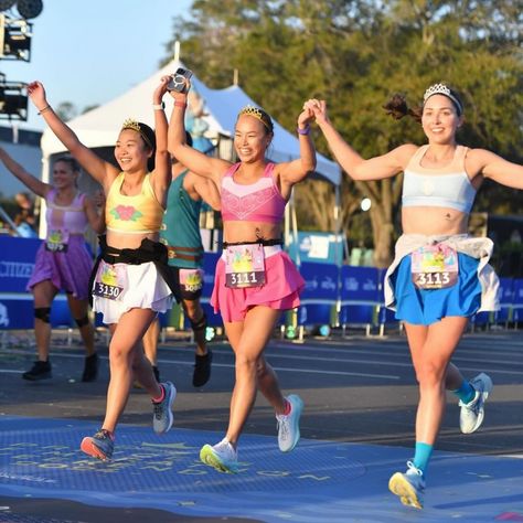 Who’s ready for princess registration on Tuesday?! Nothing beats that finish line feeling (expect maybe running through the castle 💕) . . . #rundisney #running #disneylover #disneyrunner #5k #runningcostume #handmade #runningfashion #sparkleskirt #runningcostume #instarunners #theprettypumpkin #10k #igrunners #runhappy #runnerspace #happyrunner #halfmarathon #runnerscommunity #disneyworld #runnerslife #smallbusinessowner #handmade #runningfashion #theprettypumpkin #princessweekend #disney #di... Aurora Running Costume, Disney Race Outfits, Princess Half Marathon Costumes, Disney Marathon Costumes, Disney Princess Marathon, Rundisney Costumes, Disney 5k, Princess Running Costume, College Bucket List